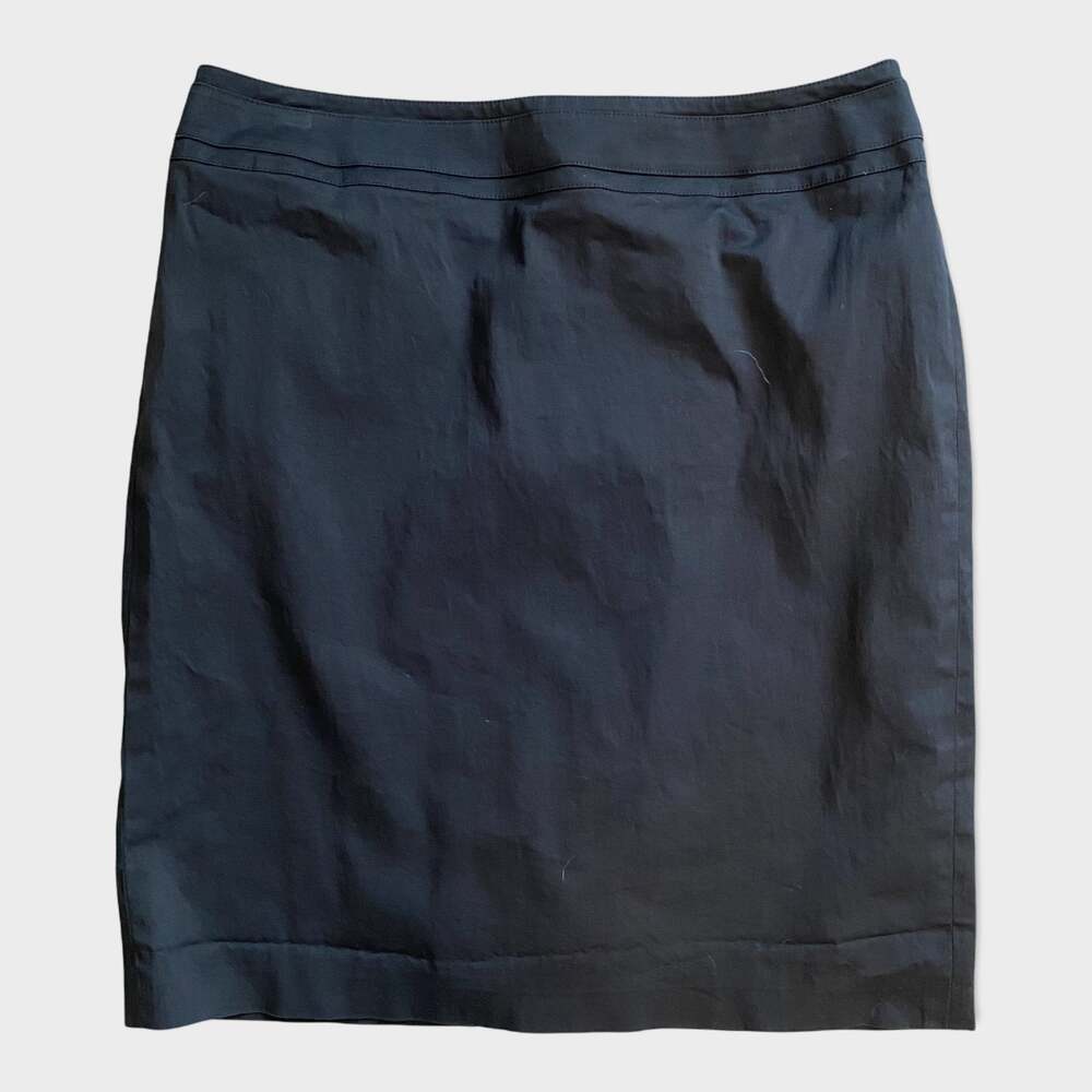 Talbots Petites Stretch Womens Size 10 Pencil Skirt Black